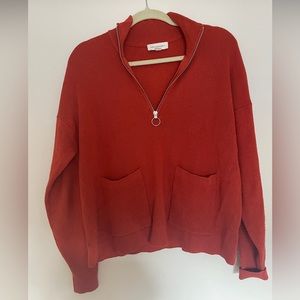 Free Assembly Quarter zip sweater
